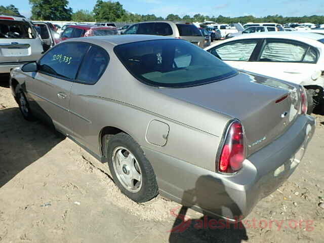 2HGFC2F8XMH518601 2003 CHEVROLET MONTECARLO