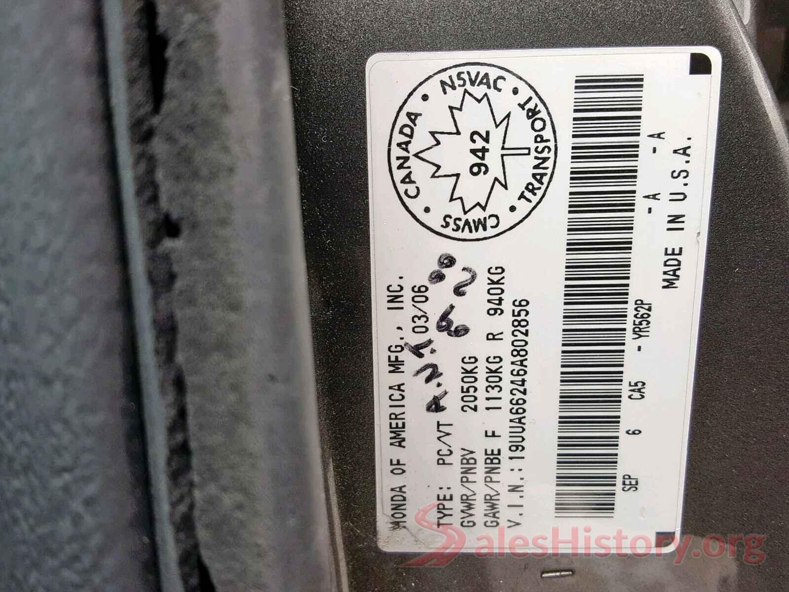 3VV2B7AX6LM030498 2006 ACURA 3.2 TL