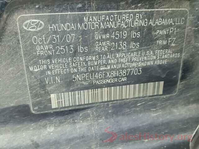 JTEZU5JR2J5167806 2008 HYUNDAI SONATA