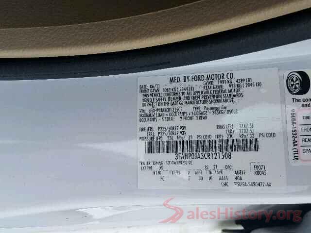 WVWBN7AN3GE503614 2012 FORD FUSION