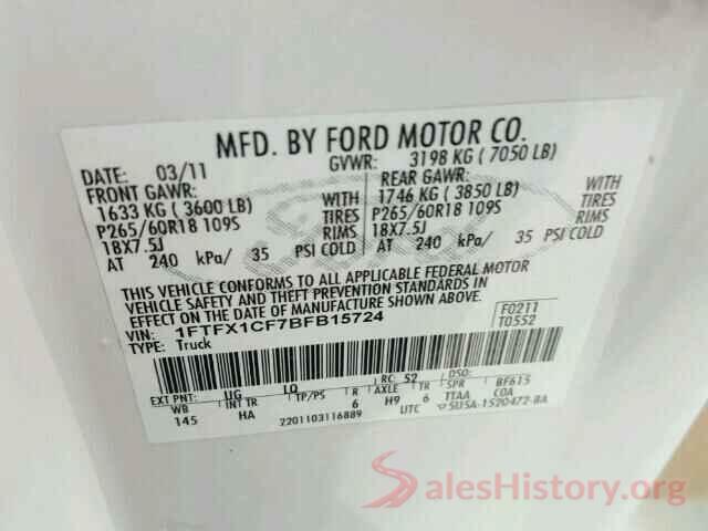 19XFC2F51GE205098 2011 FORD F150