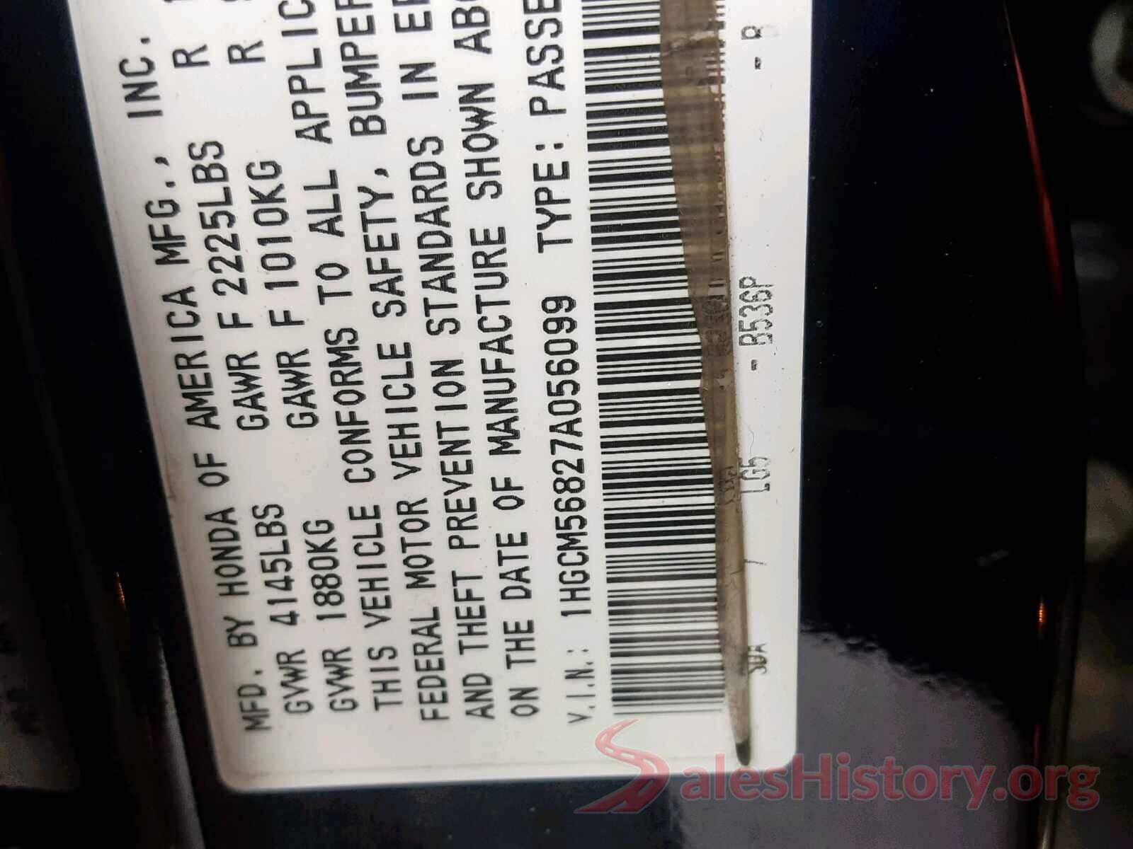 4S3GKAB62L3614535 2007 HONDA ACCORD EX