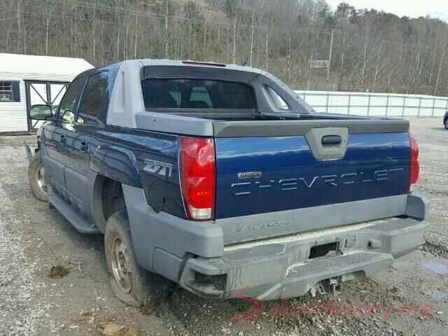 55SWF4KB5GU176616 2002 CHEVROLET AVALANCHE