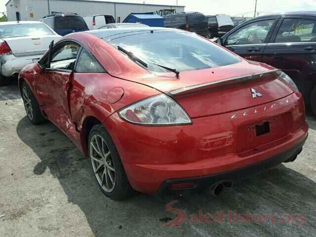 3N1CN8EV1LL810832 2012 MITSUBISHI ECLIPSE