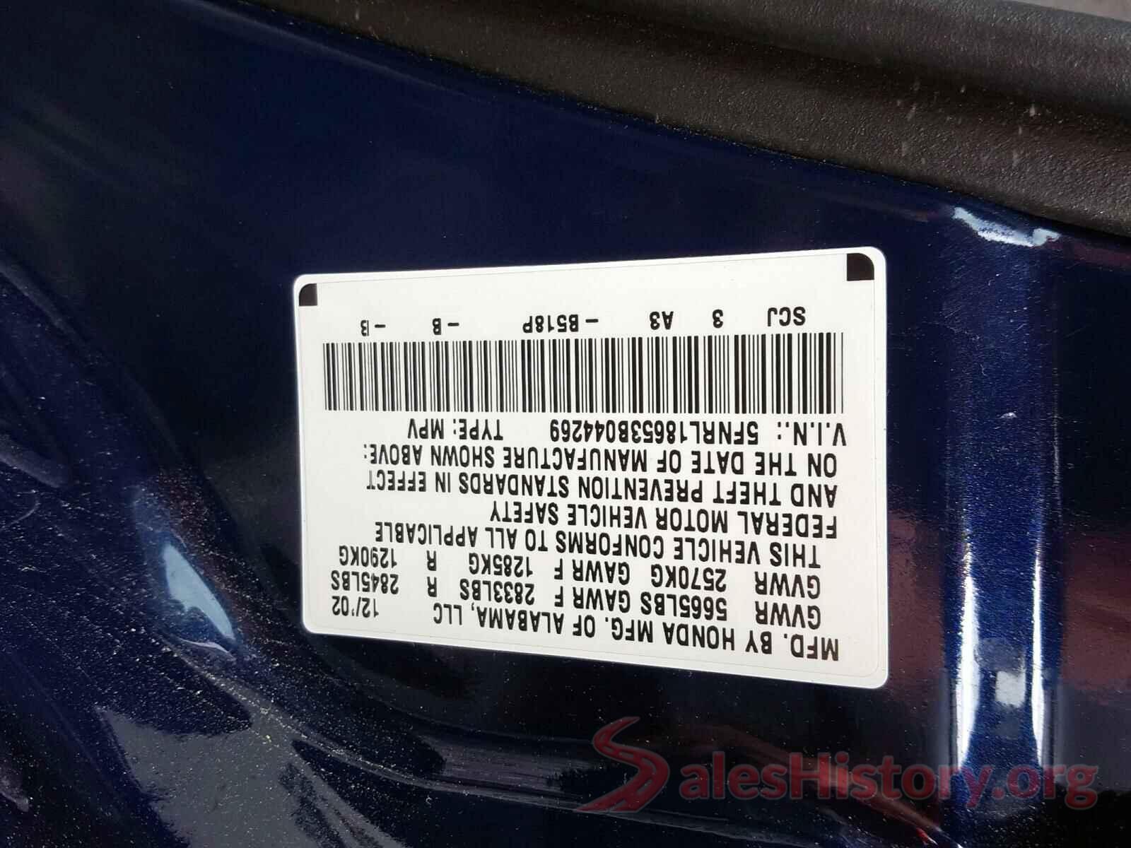 3N1AB7AP0HY370078 2003 HONDA ODYSSEY