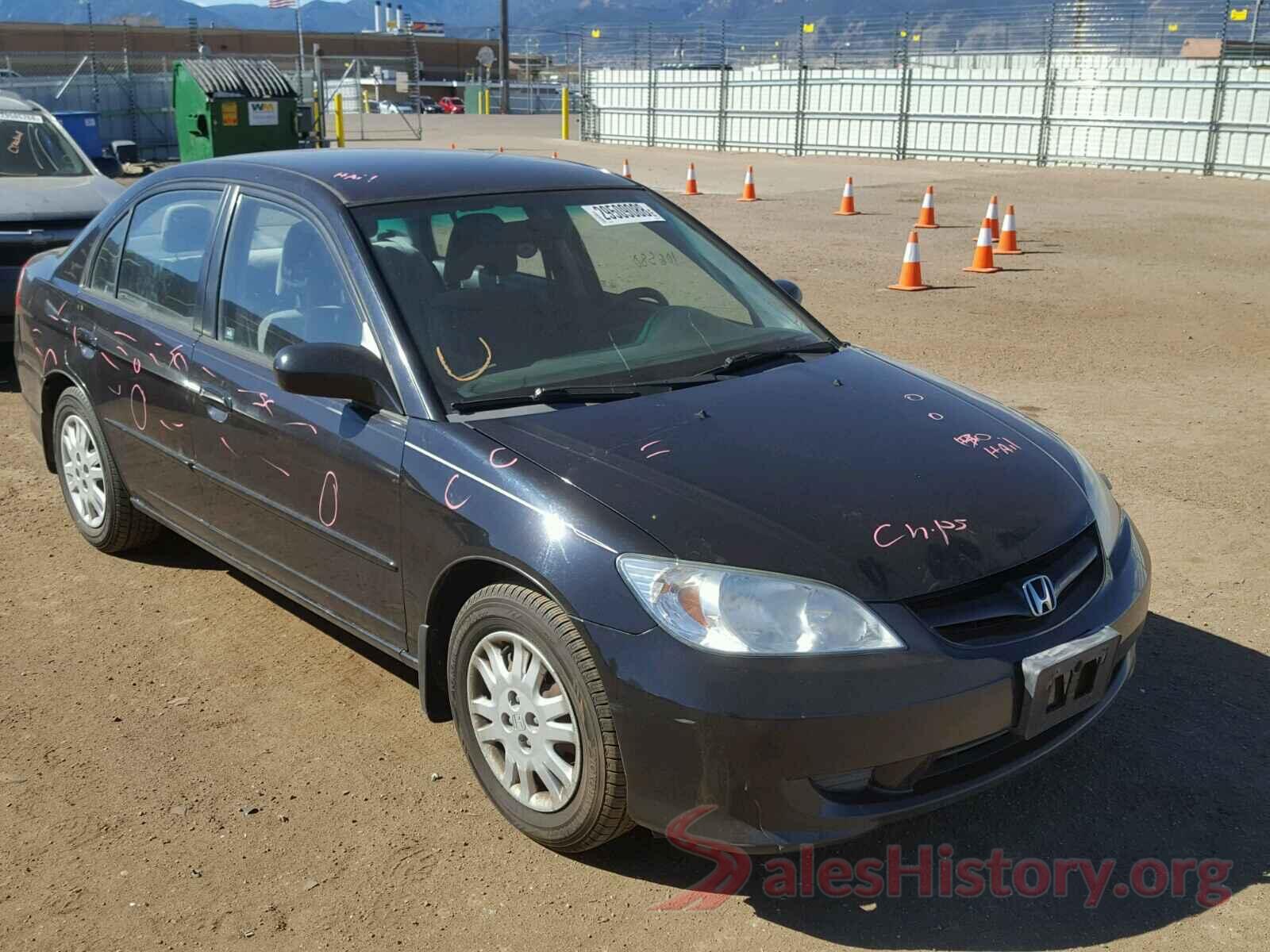 3KPFK4A78HE121921 2004 HONDA CIVIC