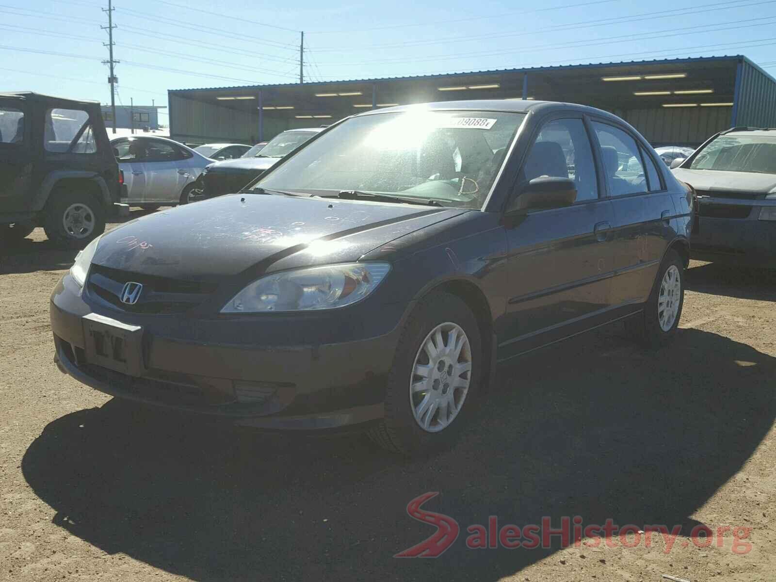 3KPFK4A78HE121921 2004 HONDA CIVIC