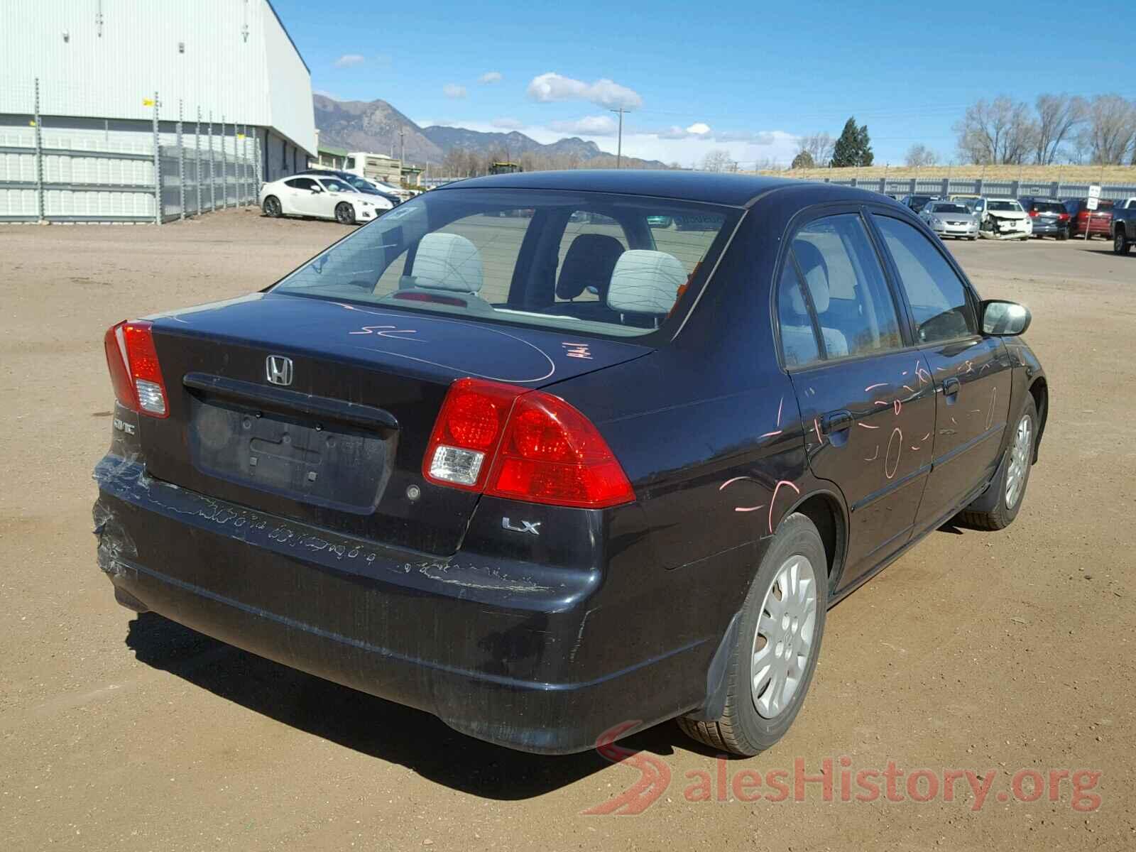 3KPFK4A78HE121921 2004 HONDA CIVIC