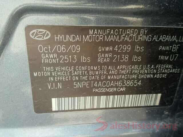 JN1BJ1CV1LW273570 2010 HYUNDAI SONATA