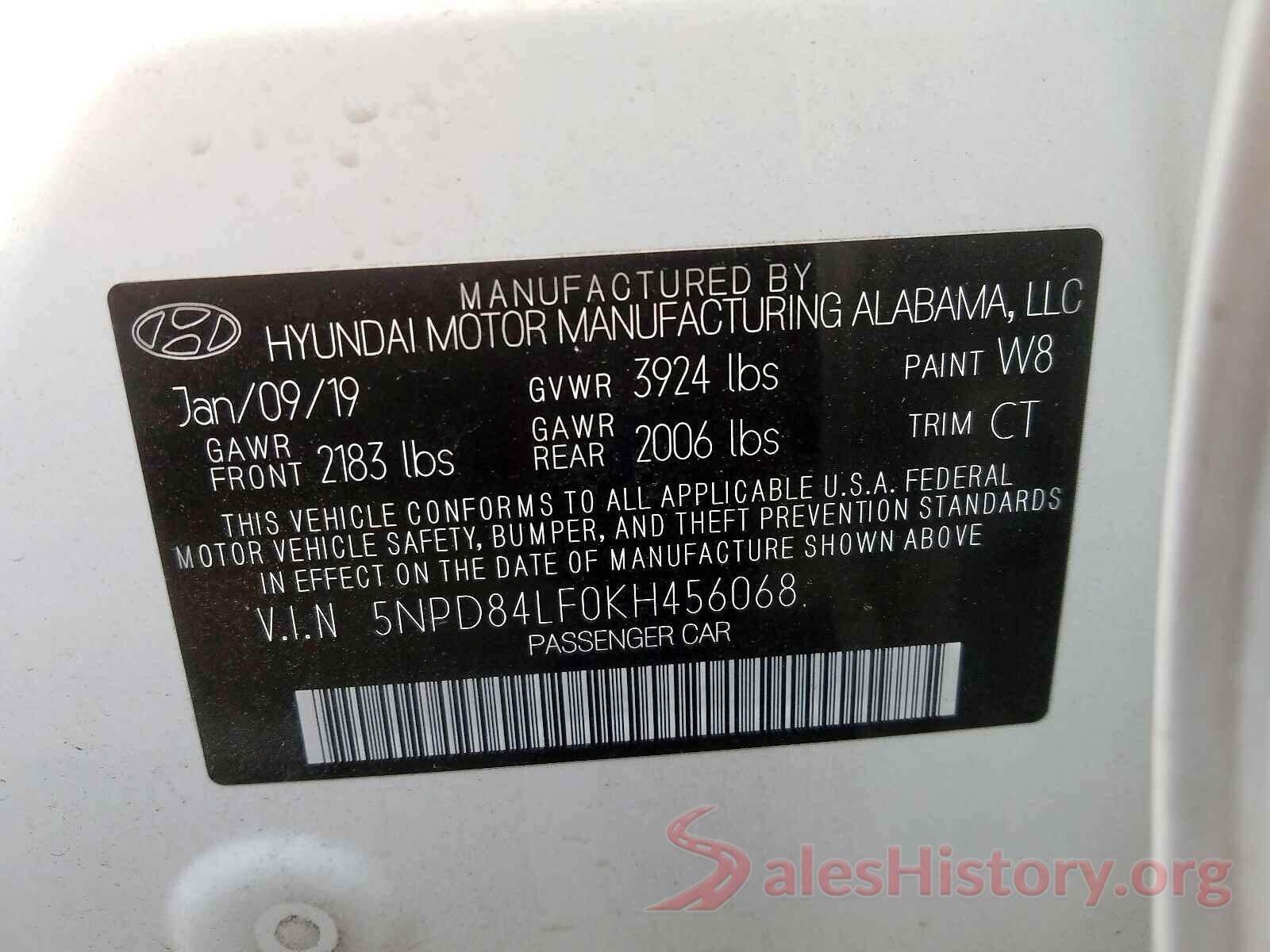 3VV2B7AX9JM160921 2019 HYUNDAI ELANTRA