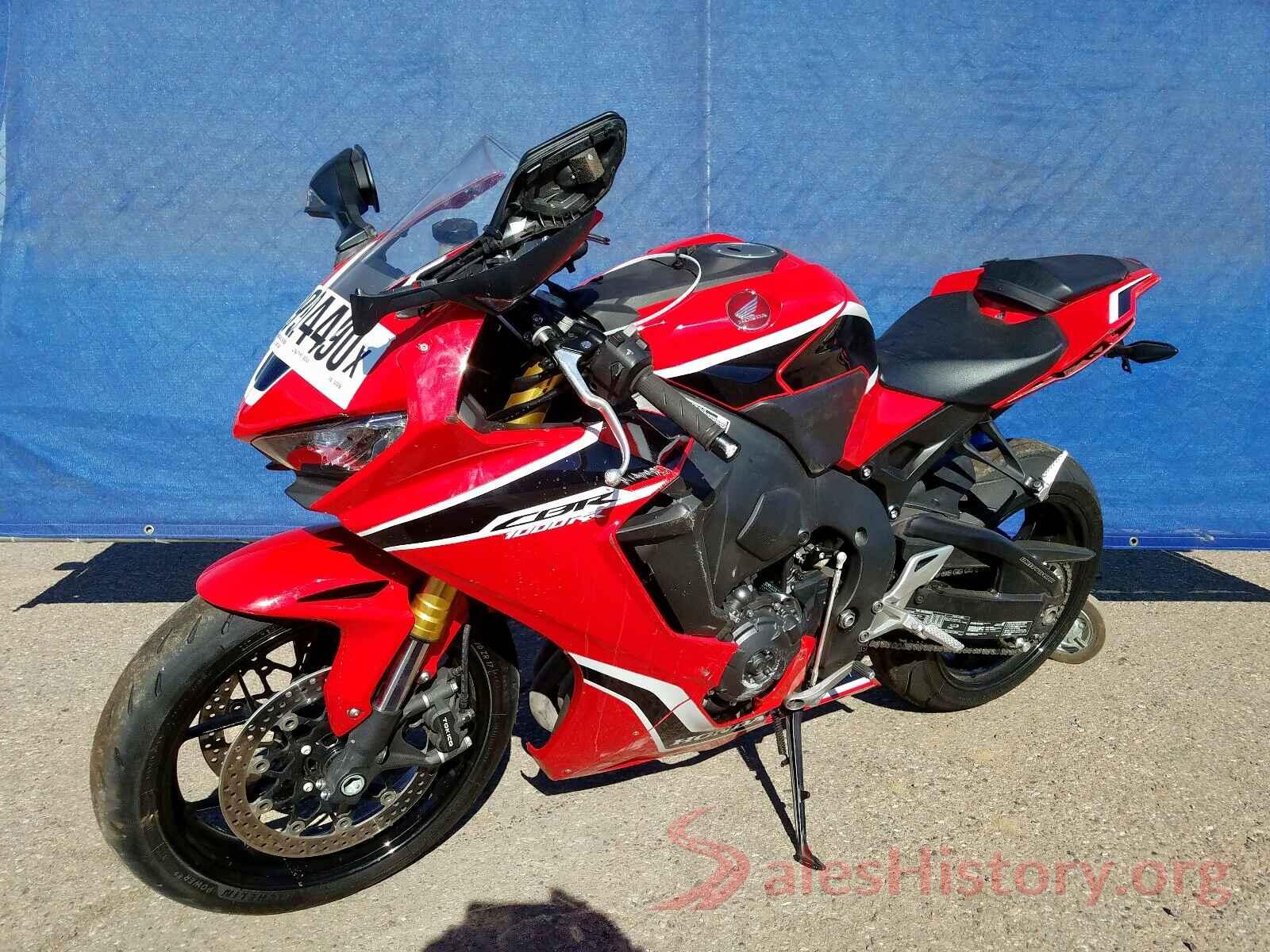 JH2SC7707HK000969 2017 HONDA CBR CYCLE