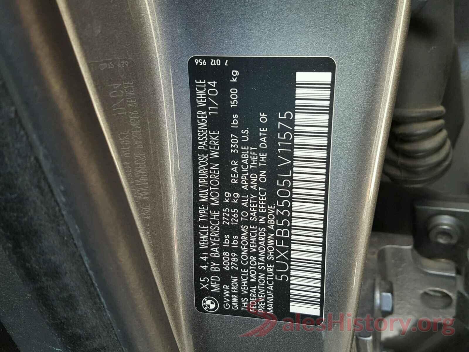 1HGCR3F9XHA041432 2005 BMW X5