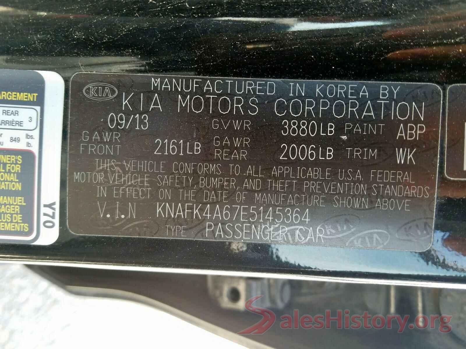 KNMAT2MT3GP615624 2014 KIA FORTE