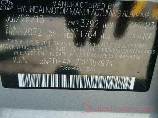 JTMWFREV4HD093997 2013 HYUNDAI ELANTRA