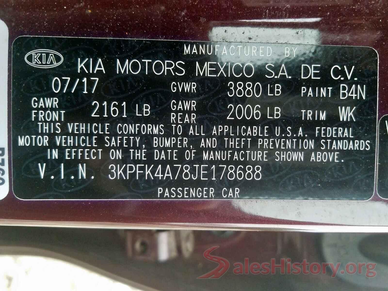 5YFBURHE1HP693194 2018 KIA FORTE