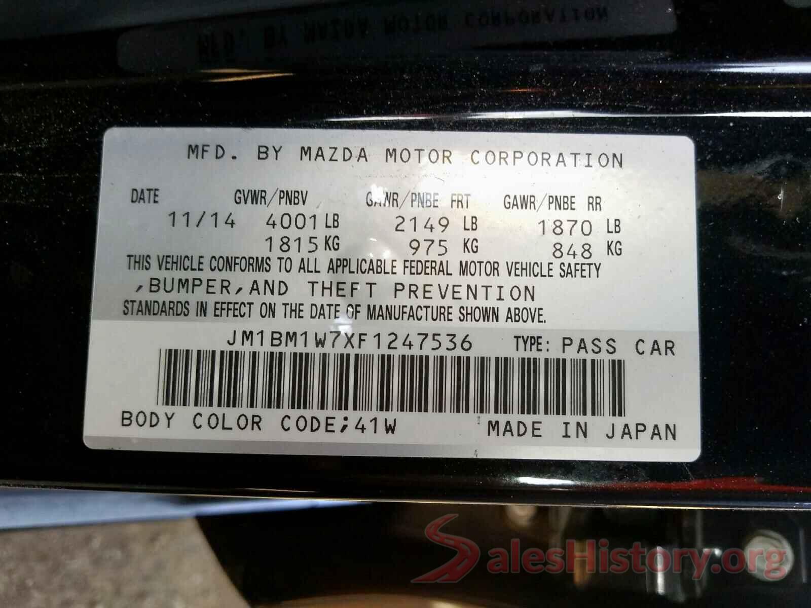 2T3E6RFV5MW008740 2015 MAZDA 3