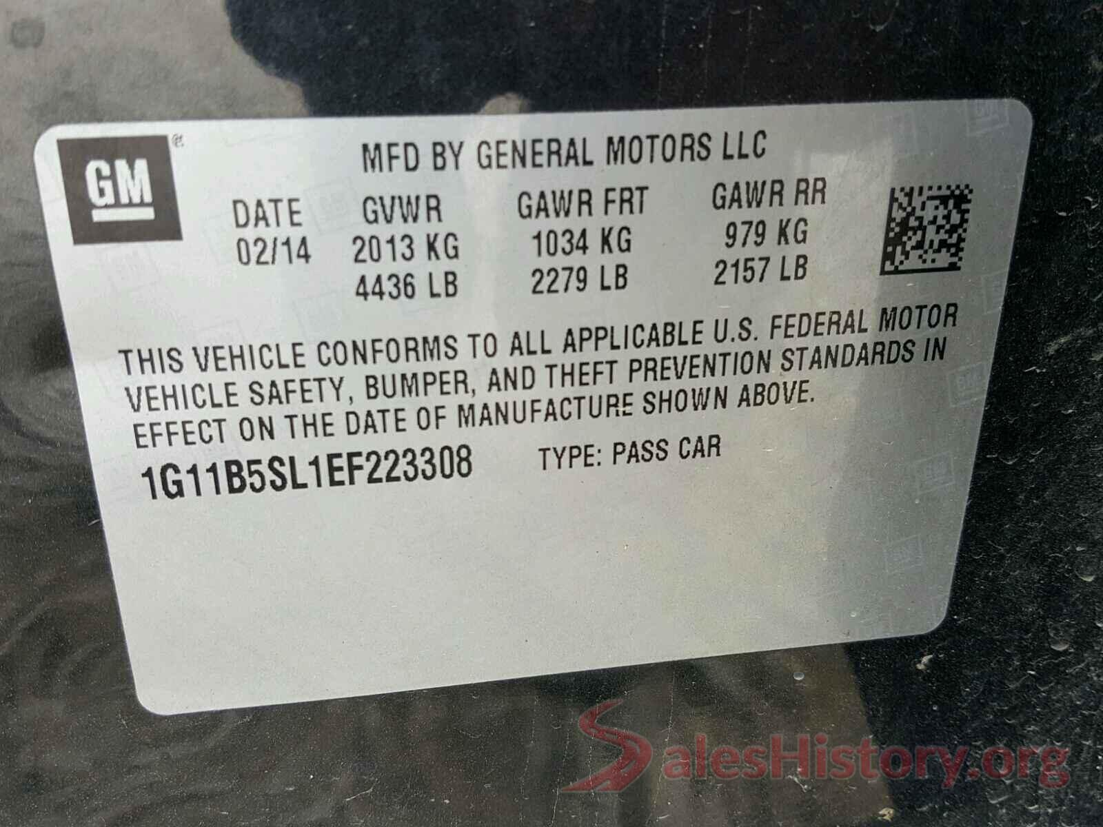 1FTEW1EF9HKC72036 2014 CHEVROLET MALIBU