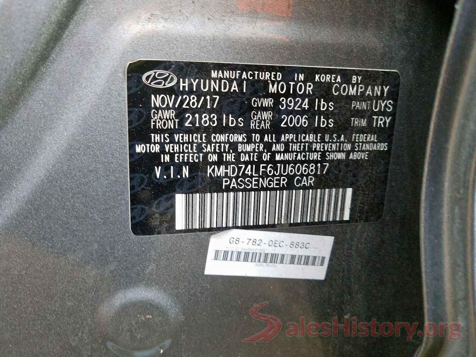 JTEBU5JR2L5773398 2018 HYUNDAI ELANTRA