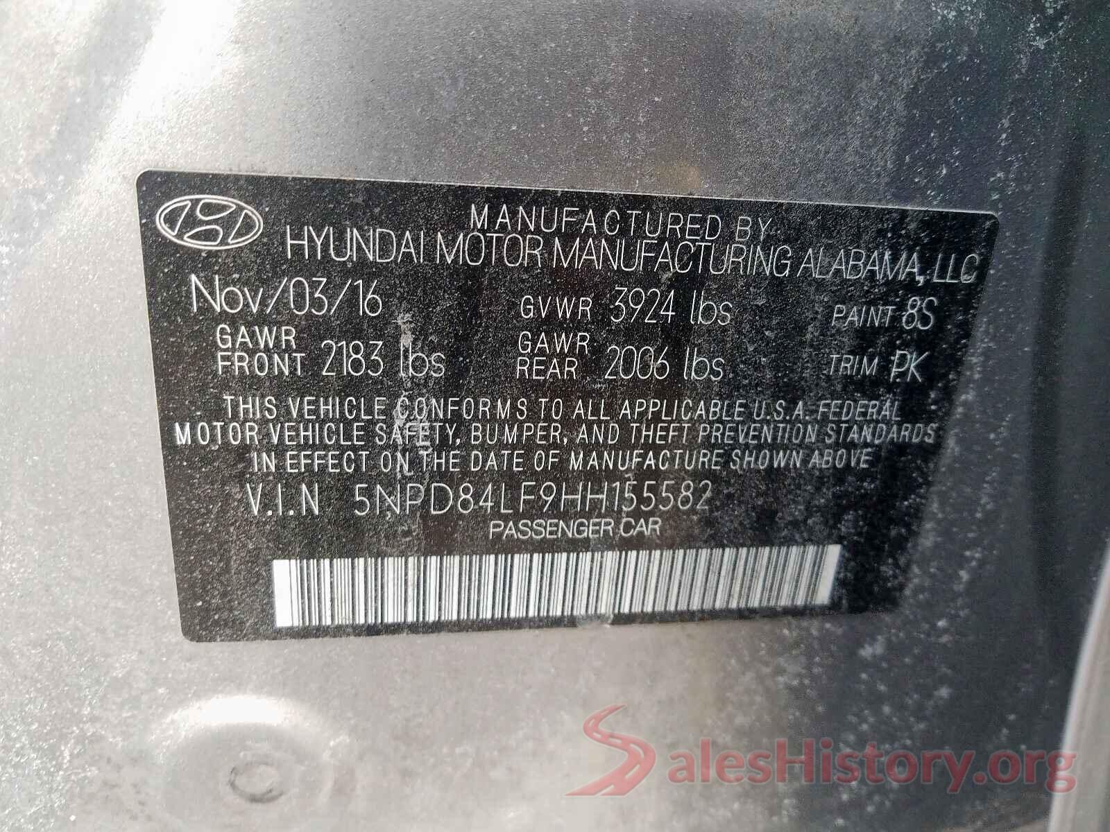 3KPF24AD5ME267497 2017 HYUNDAI ELANTRA