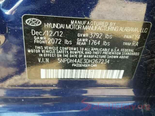 JN8AE2KP7G9155764 2013 HYUNDAI ELANTRA