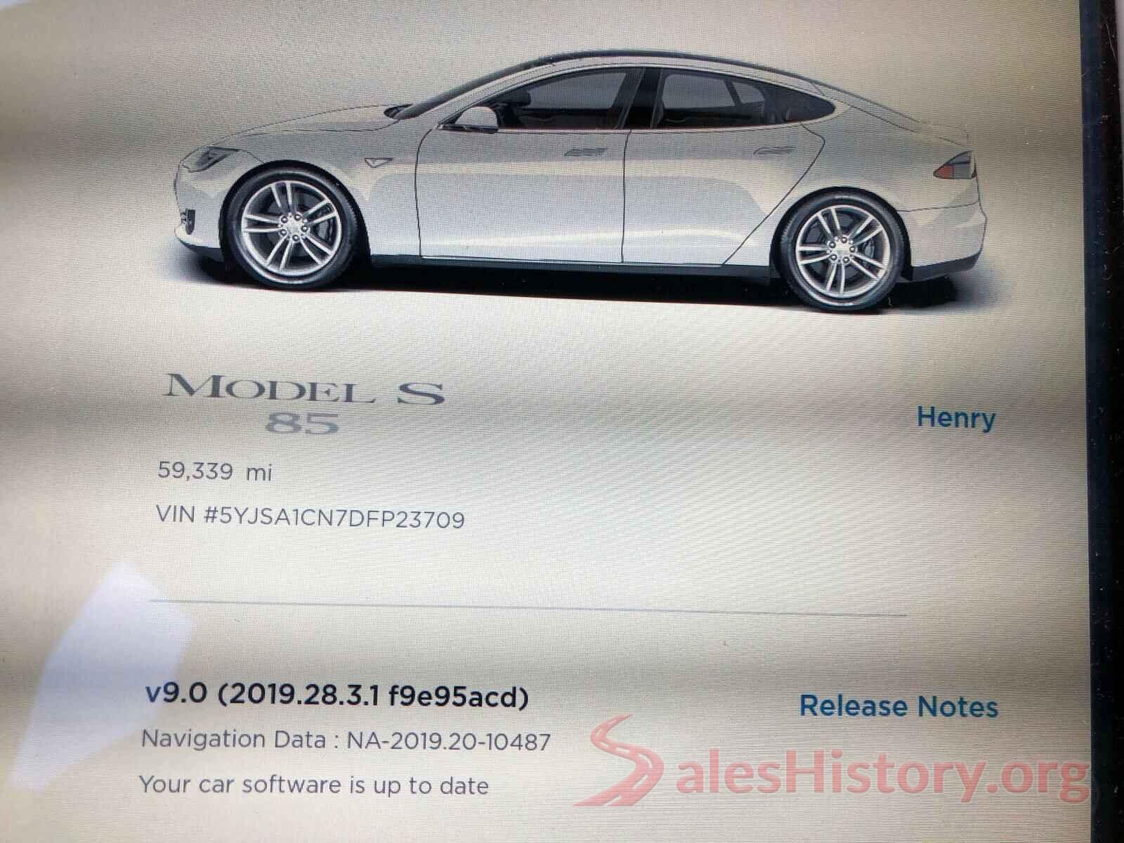 5YFBURHE4GP481226 2013 TESLA MODEL S