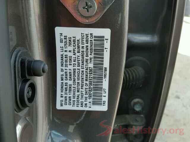 5TFDW5F10JX735650 2014 HONDA CIVIC