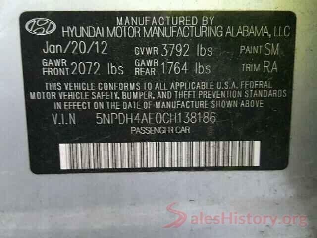 KNDJX3AE0H7019937 2012 HYUNDAI ELANTRA