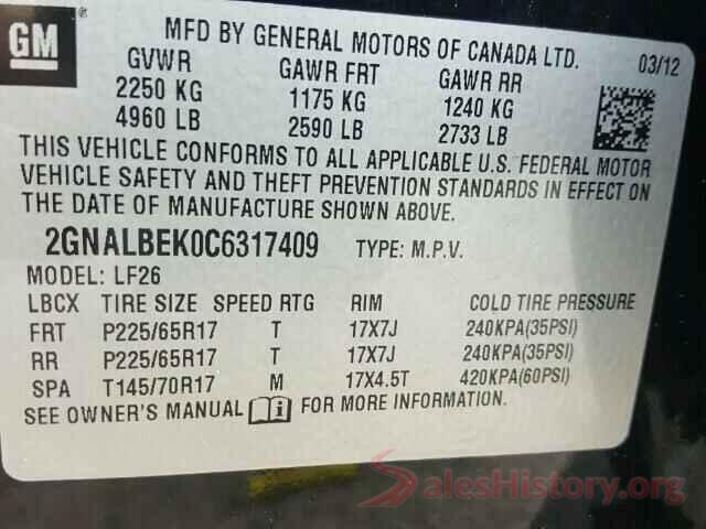 KMHGH4JH3GU105777 2012 CHEVROLET EQUINOX