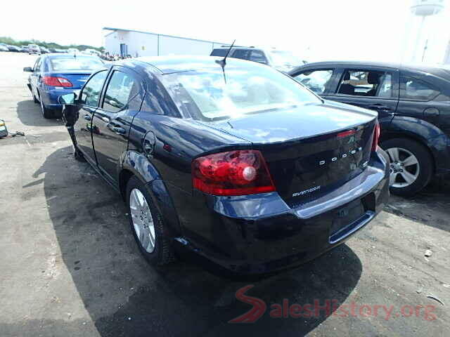 5NPE34AF7JH655445 2012 DODGE AVENGER