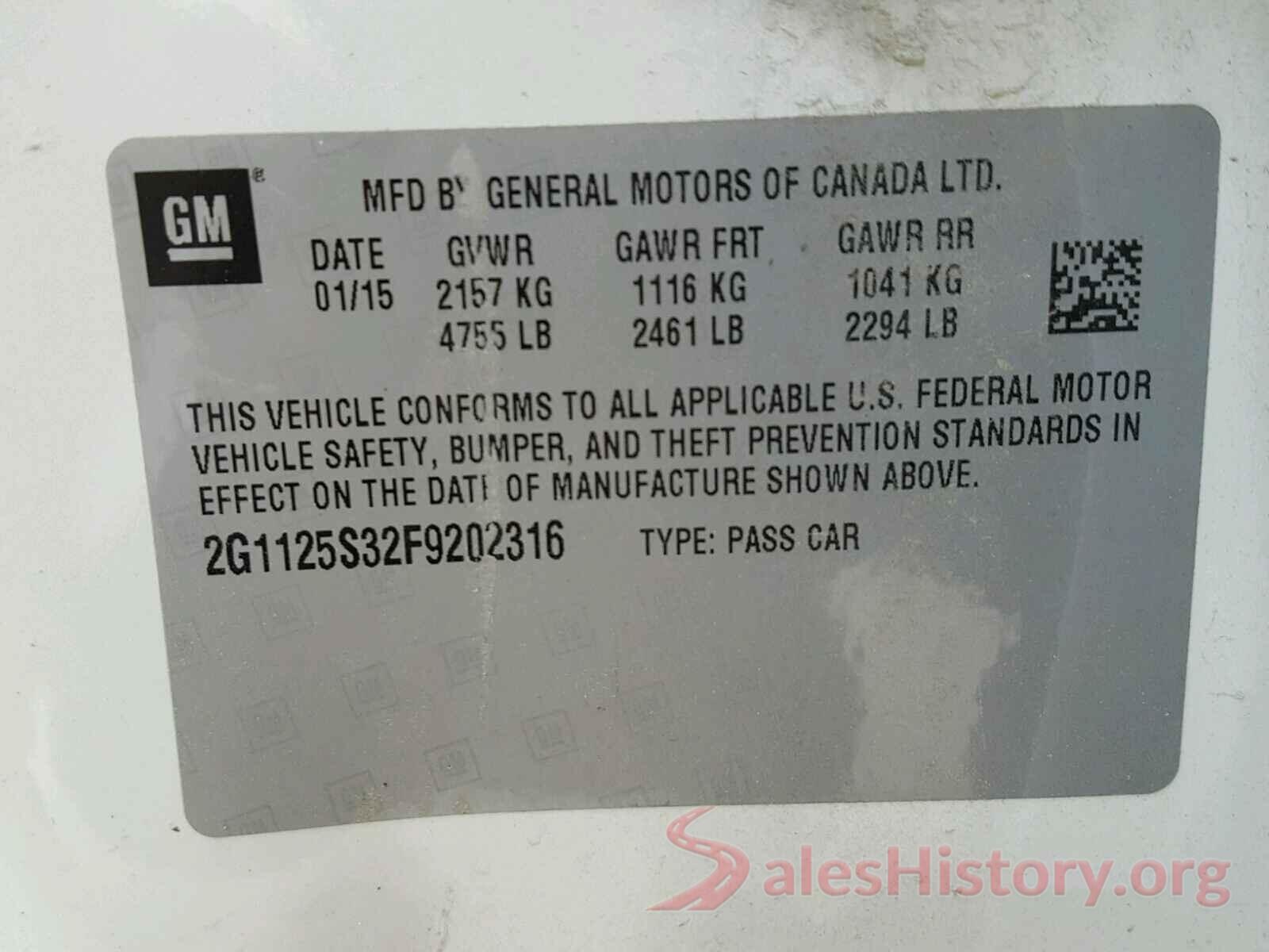 KNDJN2A2XK7636159 2015 CHEVROLET IMPALA