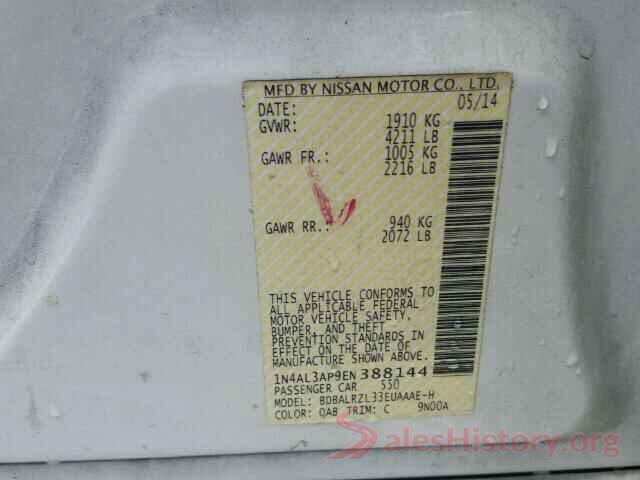 5N1AT2MT5JC759413 2014 NISSAN ALTIMA