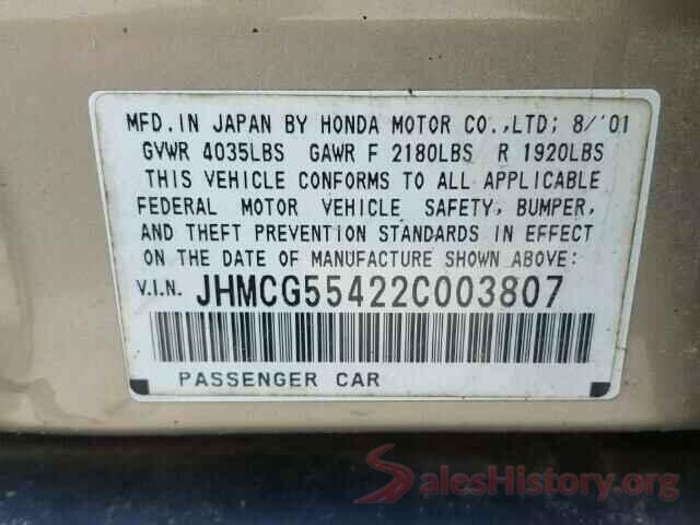 JF2GTABC3LH237897 2002 HONDA ACCORD