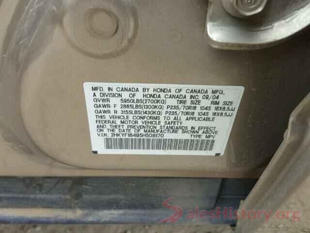 3VWD17AJ5GM296412 2005 HONDA PILOT