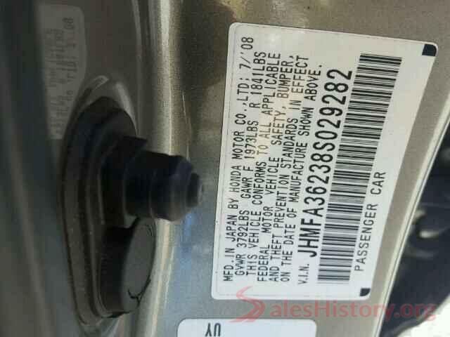 JTMZFREV2HJ105286 2008 HONDA CIVIC