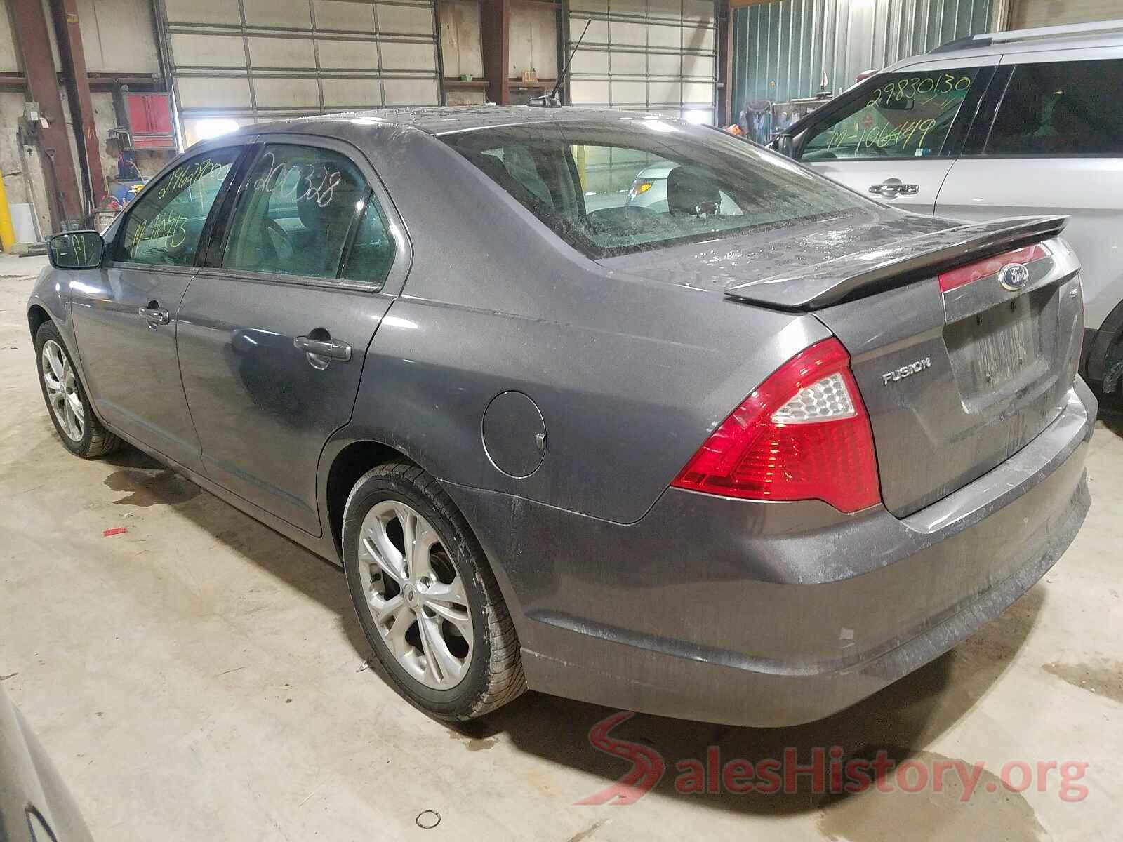 1FM5K8AR8HGC90661 2012 FORD FUSION