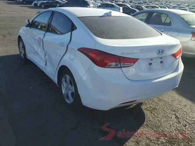 1N4AL3AP4GN384747 2013 HYUNDAI ELANTRA