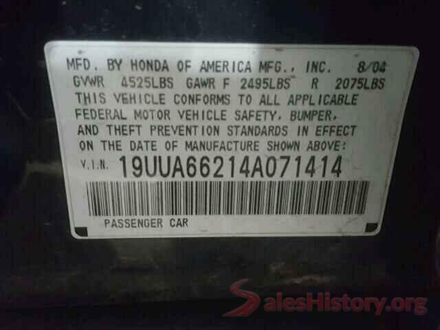 2HGFC2F85KH557559 2004 ACURA TL