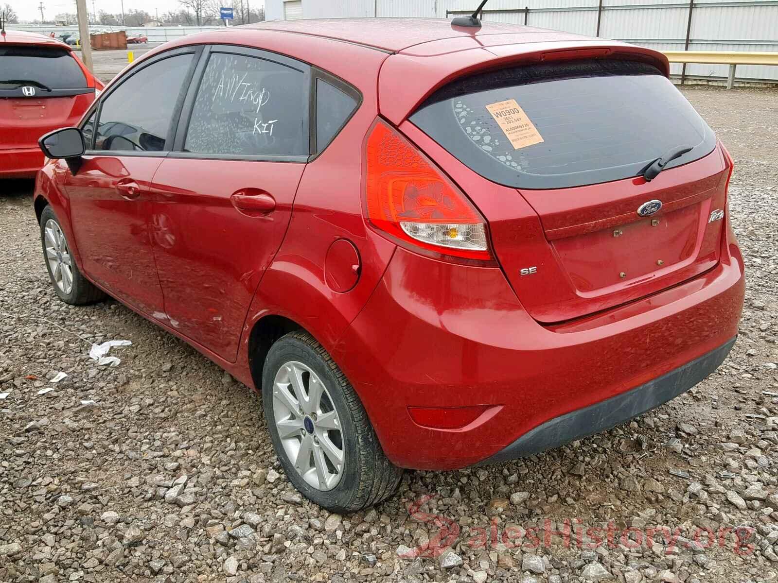 3HGGK5H82KM750615 2011 FORD FIESTA SE