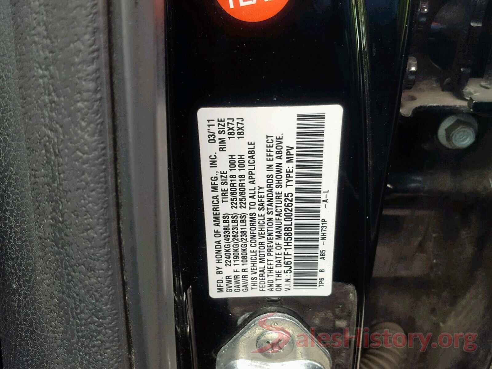 5NPE24AF1GH375936 2011 HONDA ACCORD