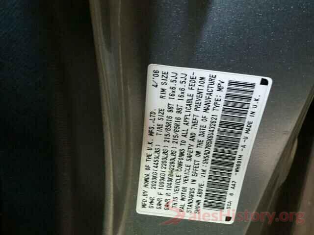 WDDSJ4GB5GN323953 2006 HONDA CRV