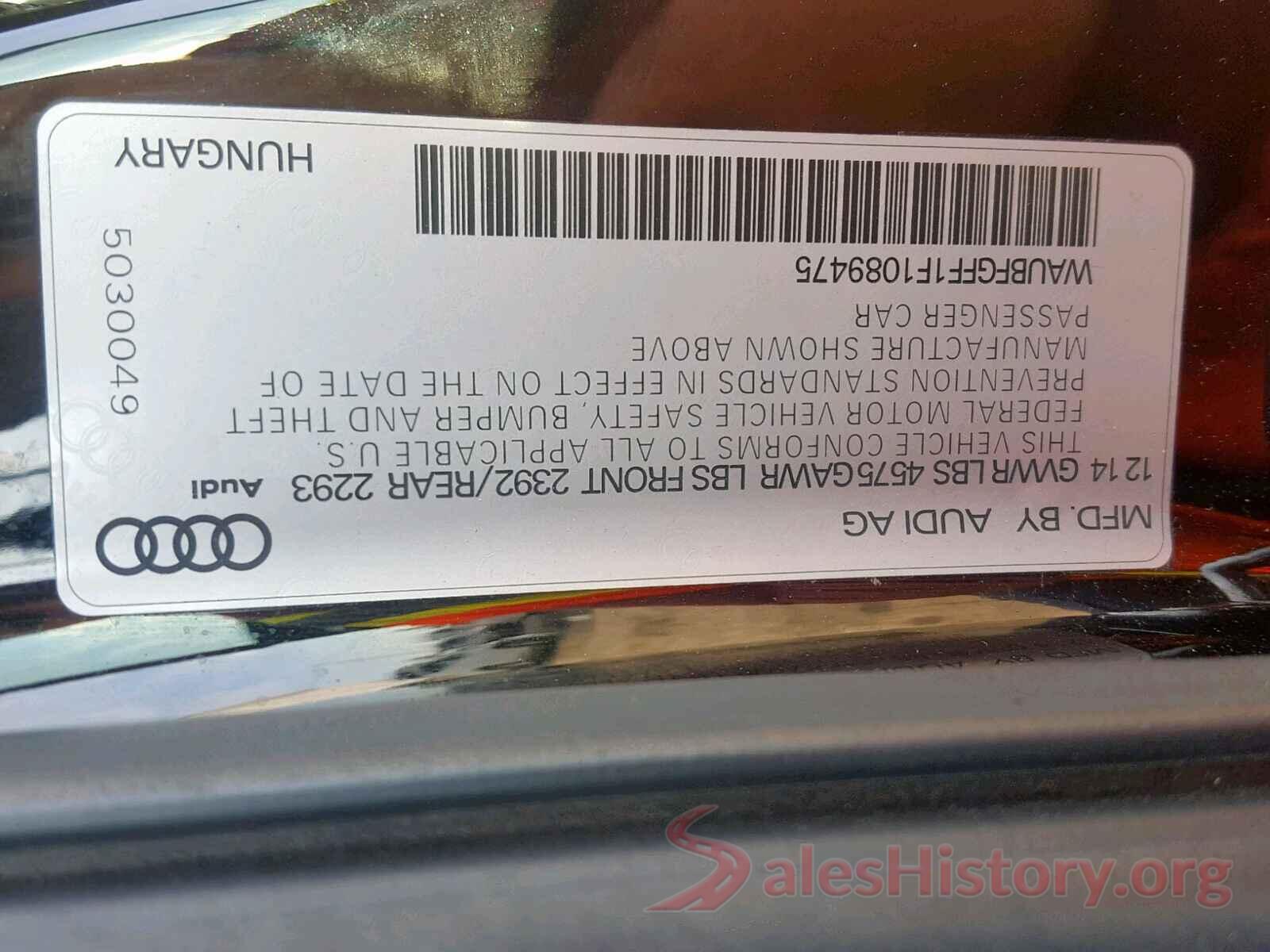 5YFBURHE4GP376119 2015 AUDI A3