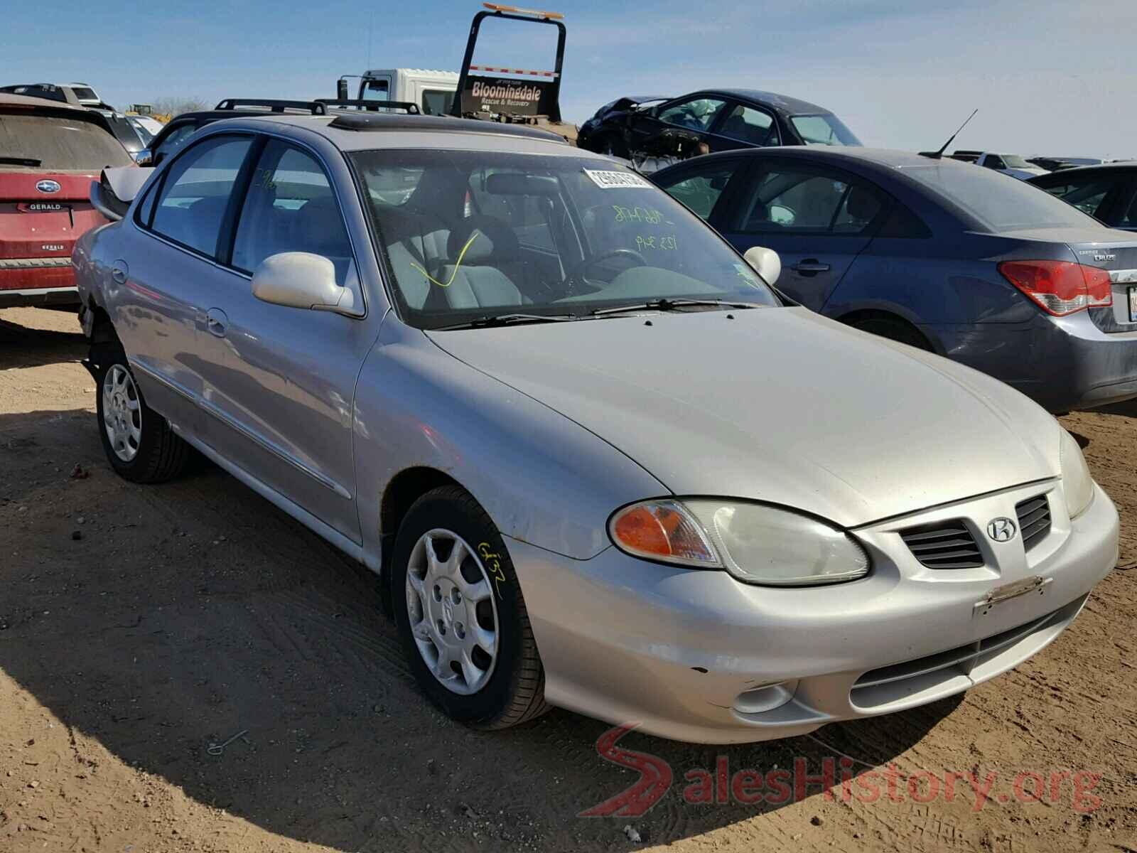 3MYDLBYV4KY515579 2000 HYUNDAI ELANTRA