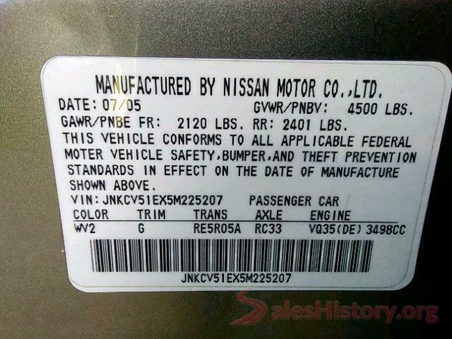 3C4NJDBB1JT284462 2005 INFINITI G35