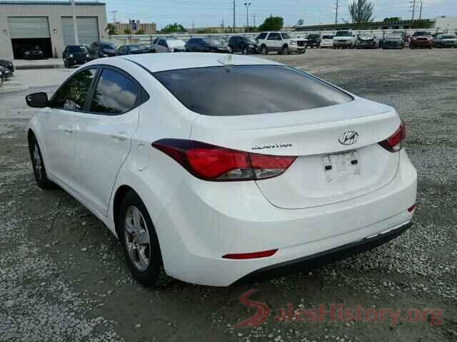 JA4AZ3A39LZ007866 2014 HYUNDAI ELANTRA