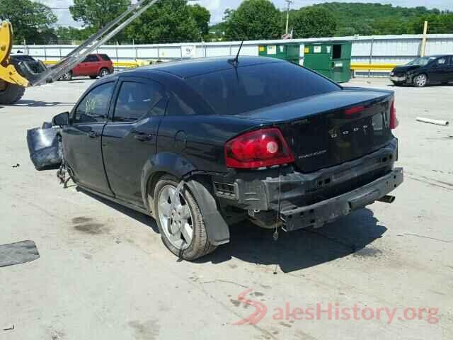 KMHDH4AEXGU489257 2013 DODGE AVENGER