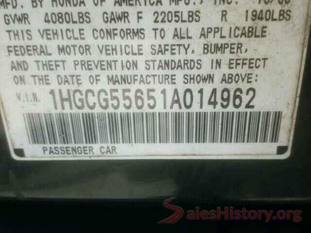 1C4NJPFA3GD507490 2001 HONDA ACCORD