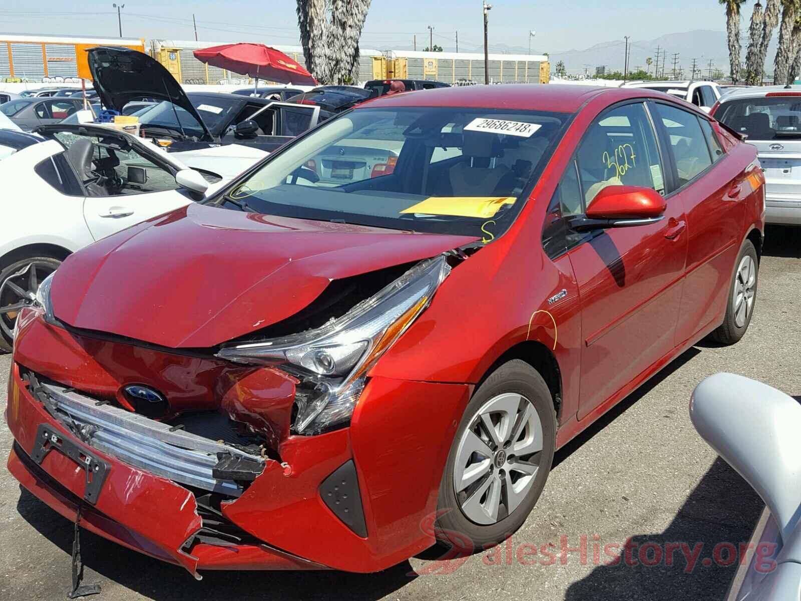 JTDKBRFU8H3570274 2017 TOYOTA PRIUS