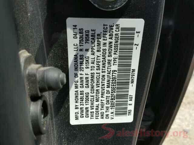 KMHC05LC2KU109969 2014 HONDA CIVIC