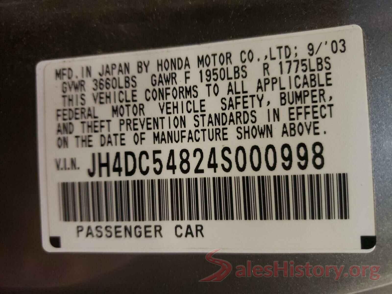 KNDJP3A55H7878070 2004 ACURA RSX