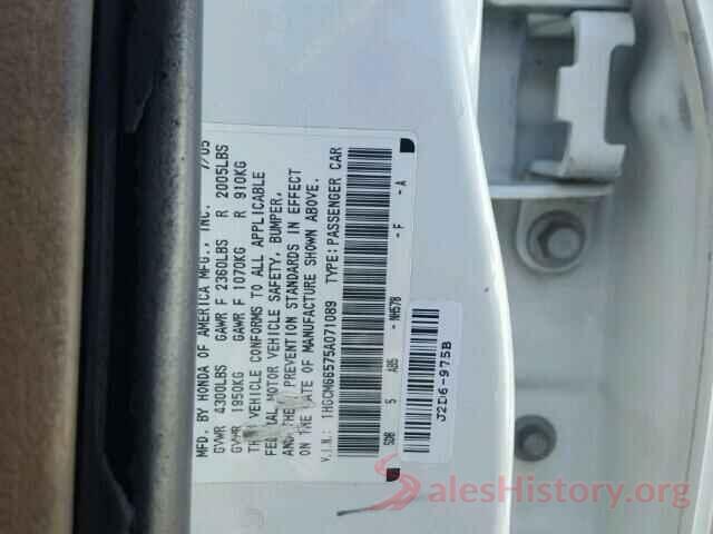 1C4RJFCT9JC224879 2005 HONDA ACCORD